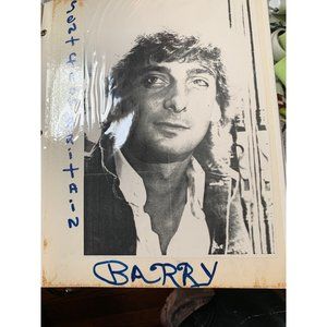 Vintage 1980’s Barry Manilow Scrapbook containing Actual Photos, magazine clips